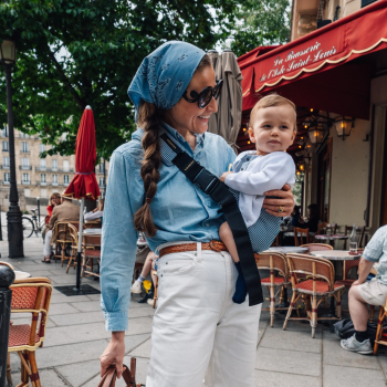 Preview: Toddler Carrier Indigo Stripes